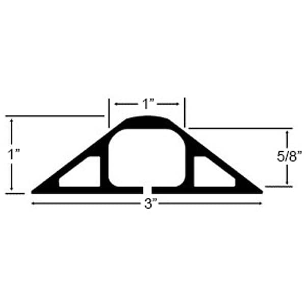 ED Rubber Duct Cover D-22- 5ft - Brown